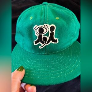 Ebbets Field Bon Iver flannel baseball cap- snap back